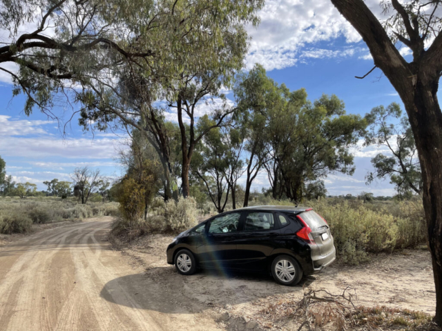 Parked near Merbein Common