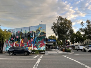 Mural on Wagga main street