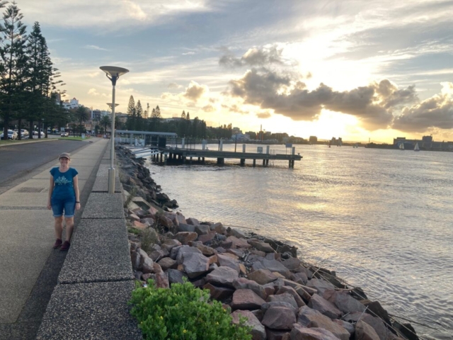 CC on the banks of the Hunter River