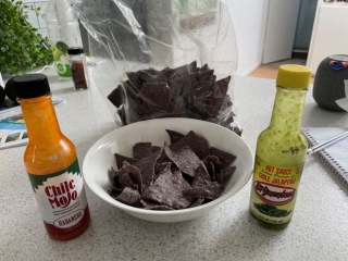 To commemorate leaving South Australia we indulged in a snack from the Chile Mojo shop in Adelaide