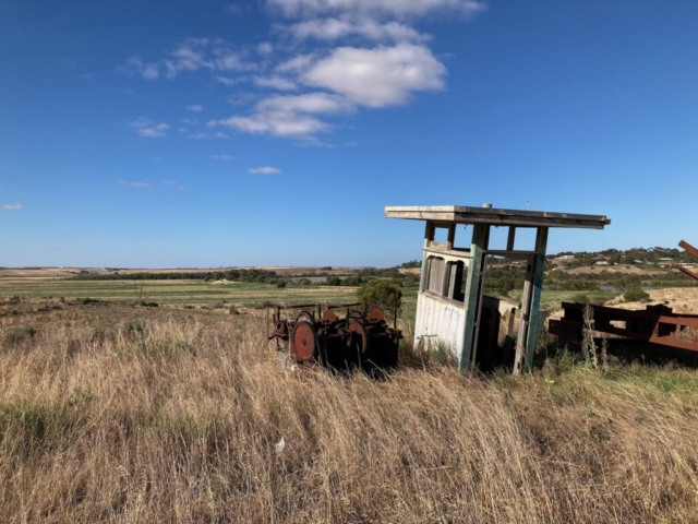 We found lots of abandoned things by the Murray River