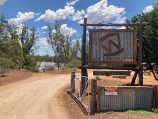 Entrance to the Woolshed Brewery