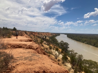 CC at Heading Cliffs lookout