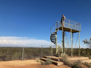 CC on top of the lookout