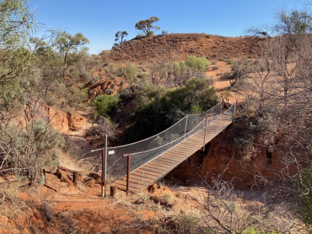 A bridge in Wilabalangaloo Reserve