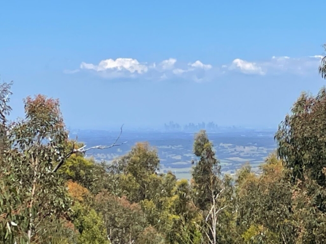 View of Melbourne from Mt Sugarloaf