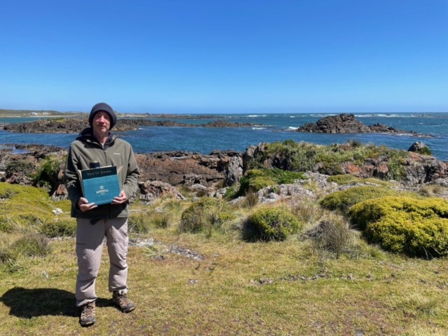 PB prepares for coffee at Couta Rocks