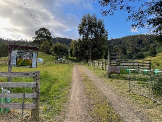 Entrance to the property