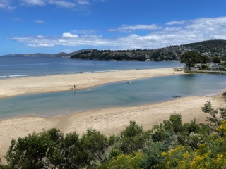 Looking over Kingston Beach