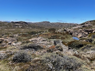 View of the descent from Little Hell