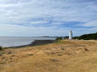 Lighthouse at She Oak Point (Tamar Front Leading Light)