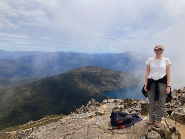 CC reaches the summit of Hartz Peak