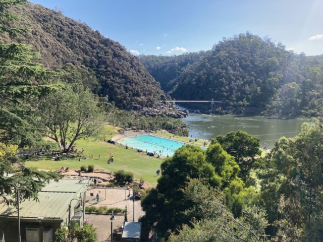 First Basin on a hot summer's day