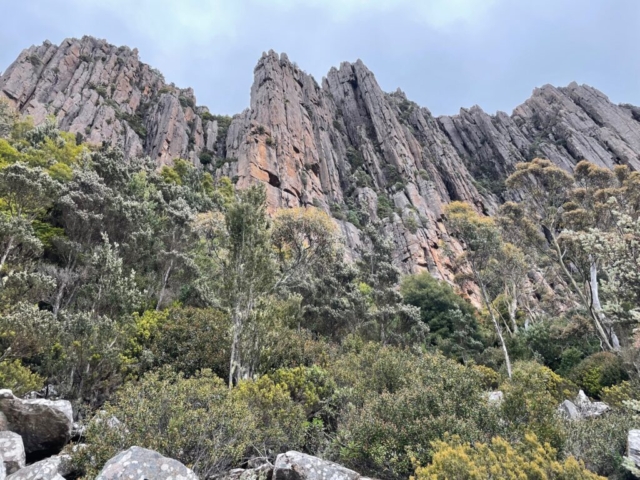 Under the Organ Pipes rock formation