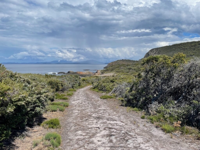 Continuing over the headland