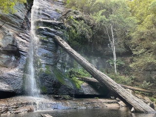 The falls were like this for most of February