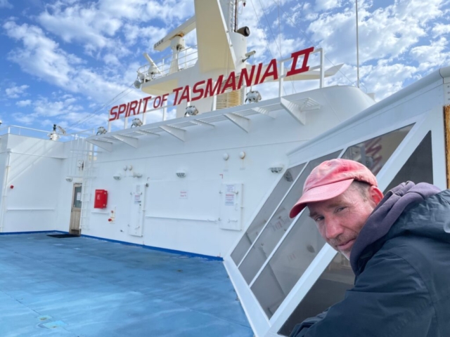 PB on the Spirit of Tasmania II