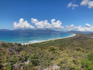 View over the beach