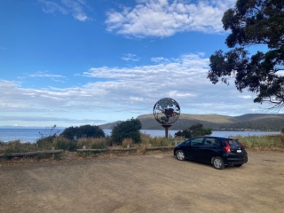 Our parking spot for the white wallaby expeditions