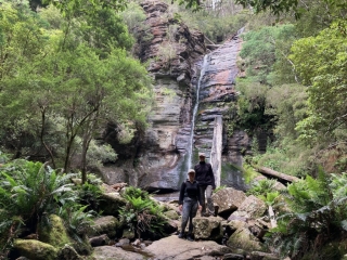 CC and LB at Snug Falls