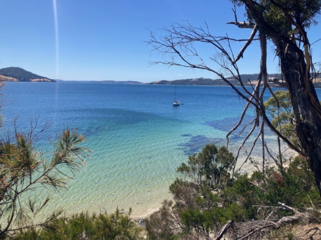 View from the trail in Coningham Nature Recreation Area