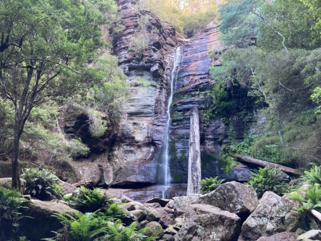 Snug Falls from a distance