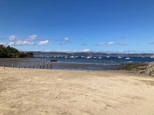 Sandy Bay - near our parking spot