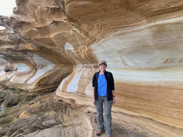 CC at the Painted Cliffs