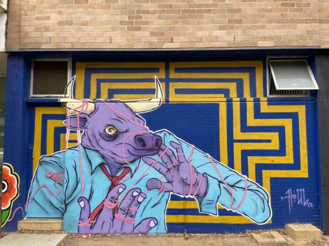 Mural in Braddon