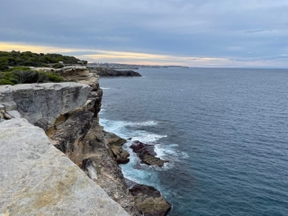 Cliffs in Malabar Headland National Park Cliffs in Malabar Headland National Park