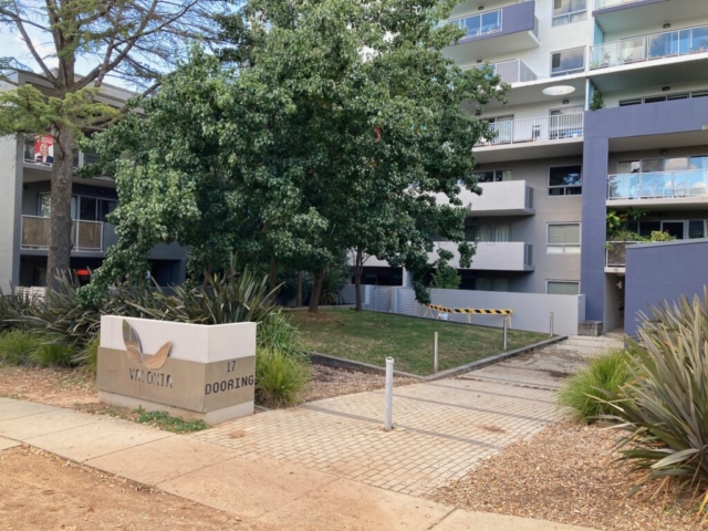 Entrance to our apartment building