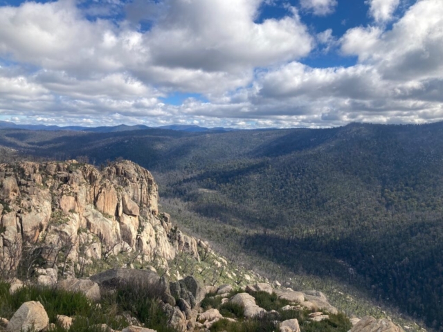 View from the top of the rocks