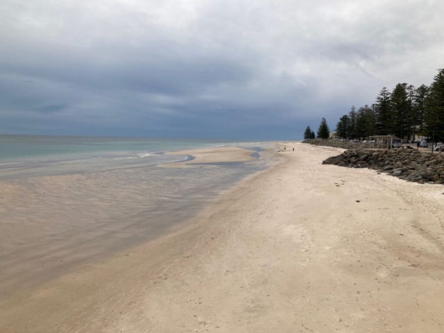 Down the beach towards Glenelg