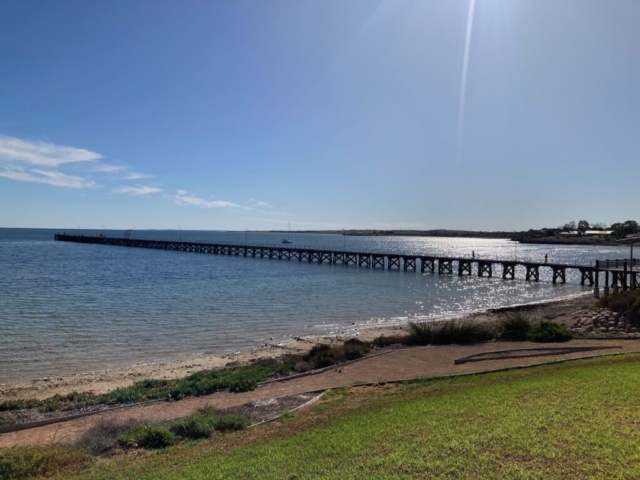 The boardwalk at Streaky Bay