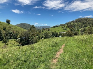 View down the 'low road'