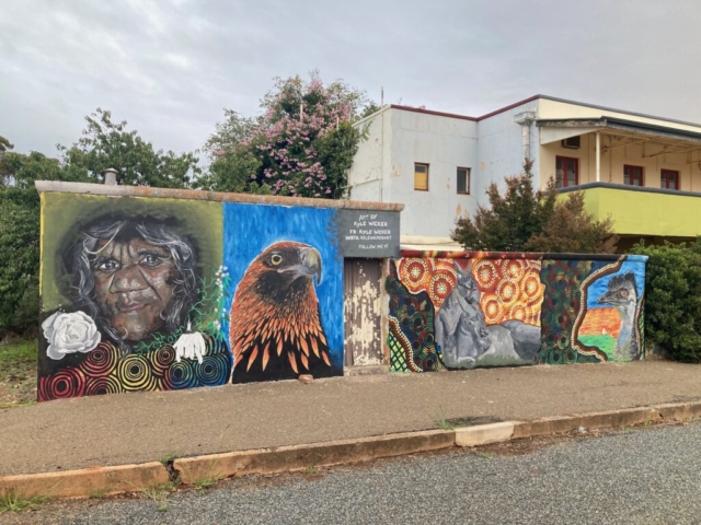 Murals in Norseman