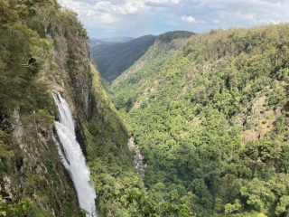 Looking out past Ellenborough Falls Looking out past Ellenborough Falls