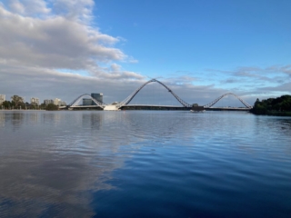 The Matagarup Bridge in East Perth