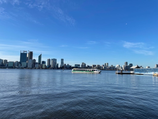 The ferry over to South Perth