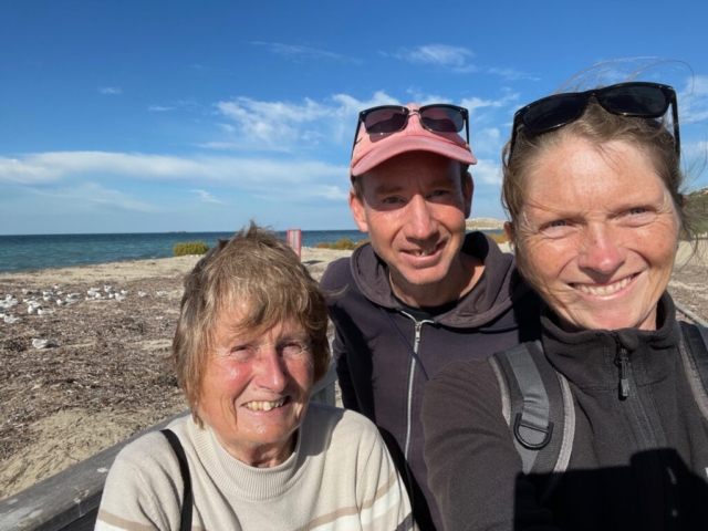 The three explorers enjoyed their time on Penguin Island