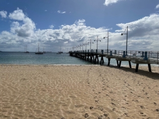 The jetty at Rockingham