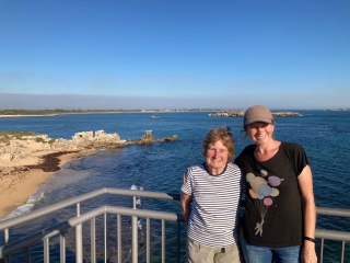 CC and her mum at Cape Peron