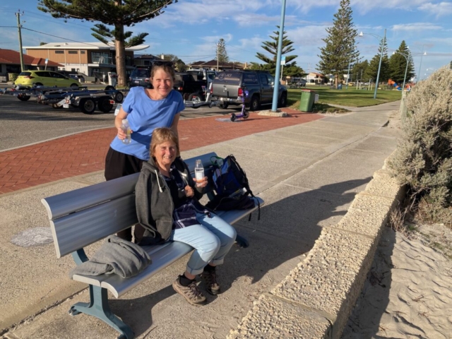 CC and her mum in Safety Bay