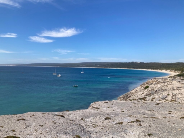 Looking over Hamelin Bay