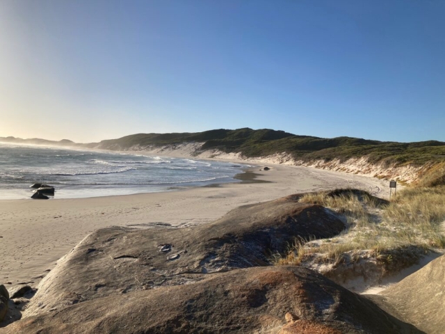 The far end of Greens Pool beach