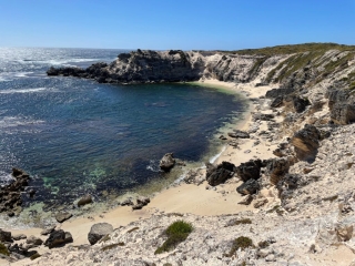 Coastline near Margaret River mouth