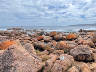 Our coffee spot near Smiths Beach