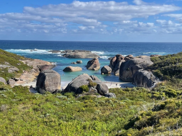 Elephant Rocks is a busy place