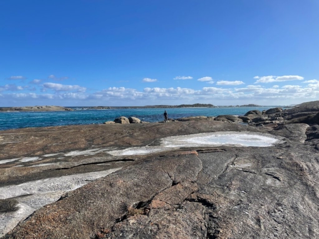 On the rocks between Waterfall Beach and Madfish Bay