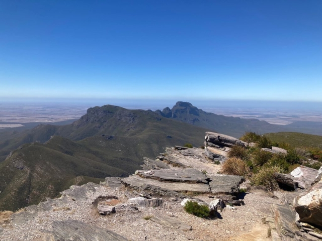 On the summit of Bluff Knoll